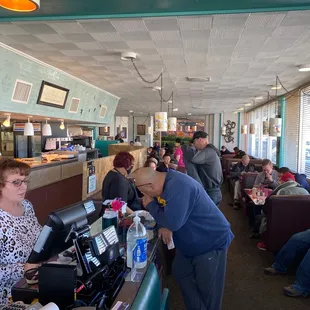 customers waiting for their order