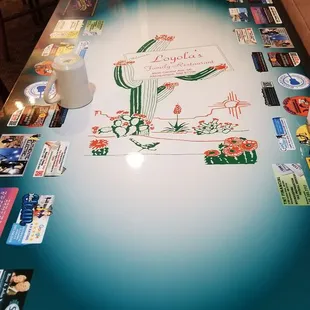 Loyola's new table tops....beautiful!!!!