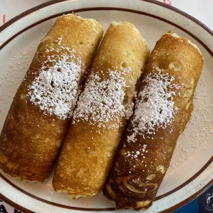 Bird's eye of the pigs n a blanket