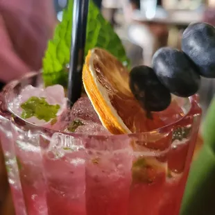 Something berry lemonade.  Lol.