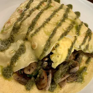 Spinach and Mushroom