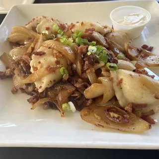 Bacon, Potato and Onion Vareniki
