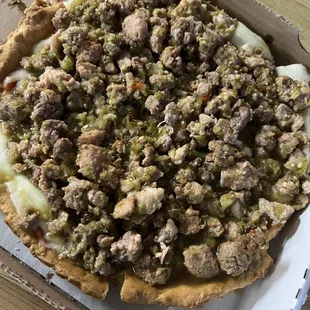 Chili Verde Pizza