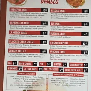 menu, sushi and sashimi