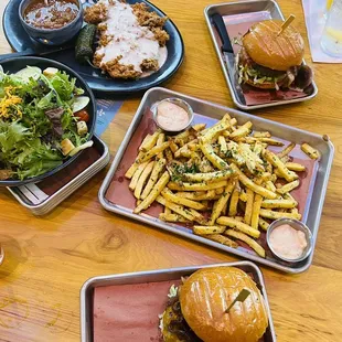 burgers, food, burger