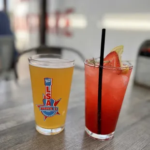 Craft beer and cocktails