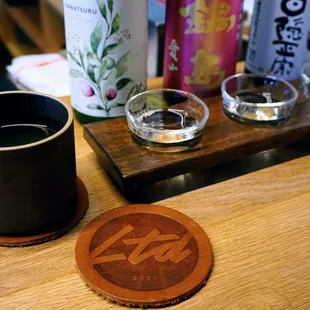 Japanese Sencha Hot Tea ($4). Sake Pairing ($48).