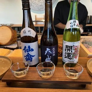 Second round of sake pairing