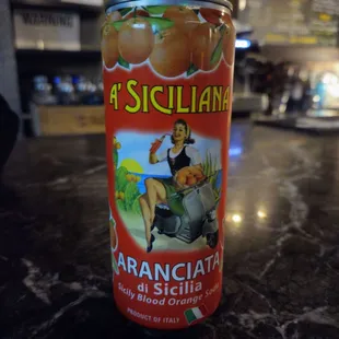 Bottle/Imported Soda: A' Siciliana - Aranciata di Sicilia - Blood Orange