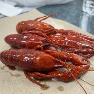 Cajun style crawfish