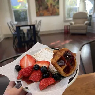 food, waffles