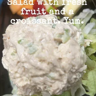 Chicken salad with fruit