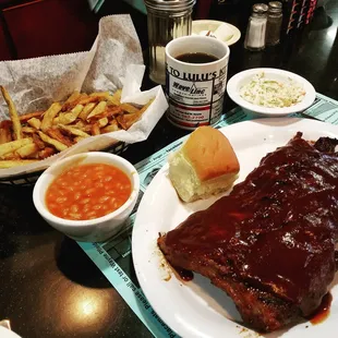 1/2 rack Bbq Ribs