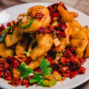 Hot&amp;Spicy Fish Fillet(辣子鱼片）