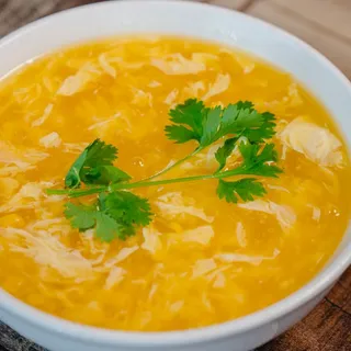 Egg Flower Corn Soup