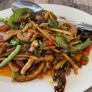 Shredded Pork with Hot Garlic Sause