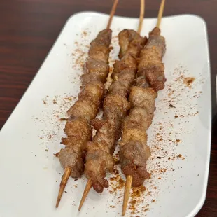Fried Meat Skewer (beef)