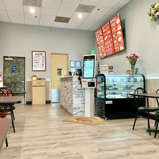 the interior of a restaurant