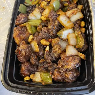 What an awful looking dish! Its taste is equally bad.