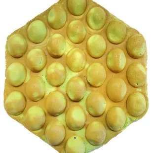Pandan Coconut Bubble Waffle
