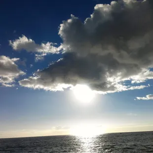 The sky over the park.