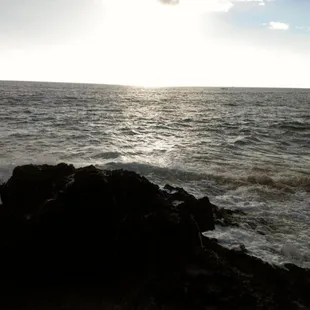 Looking out towards the ocean.