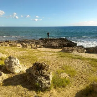 Some guy fishing(that's not me, by the way).