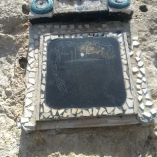 Memorial of someone who passed away.