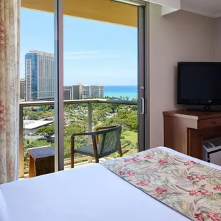 Luana Waikiki Hotel and Suit Partial Ocean View Room View