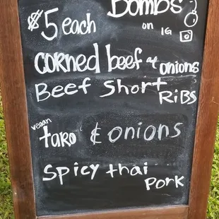 Menu 1/20 @ Blaisdell Farmer&apos;s Market