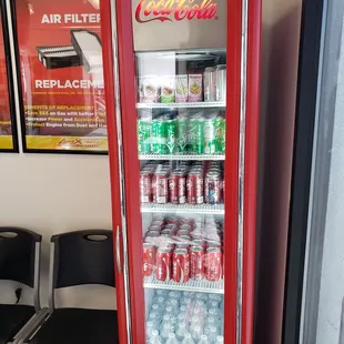 Complimentary beverage while you wait