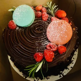 Buche de Noel - oh my goodness - pure decadence!!!!  So delicious and gorgeous