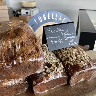 Zucchini bread (and banana)