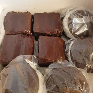 Brownies and whoopie pies