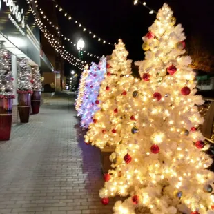 Decorations out front