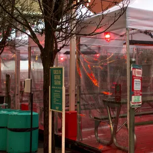 Outdoor Patio - Covered, Heated, Contactless Ordering