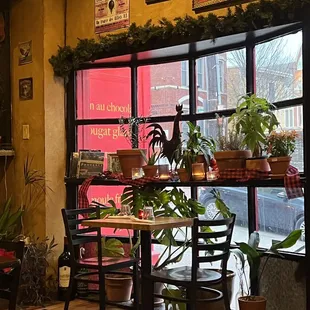 Inside of Luca bistro