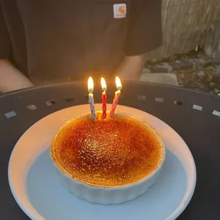 Orange crème brûlée