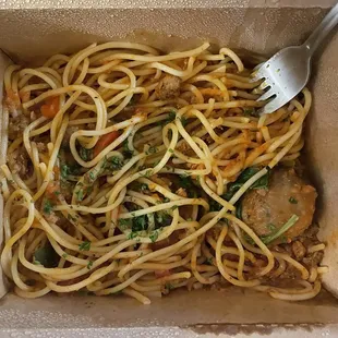 Pasta Bolognese with Meatballs