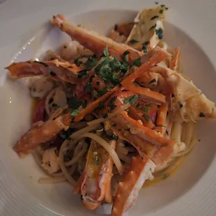 Crab & Shrimp Fettuccine