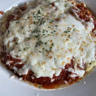 Sausage &amp; Meat Sauce plus cheese