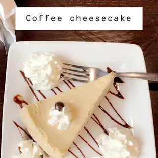 Coffee cheesecake - nothing special about it
