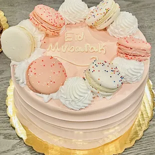 Strawberry and cream cake