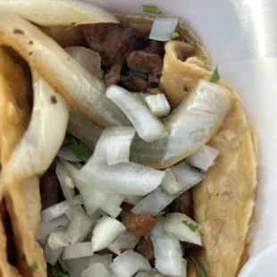 Chicken taco, very good!