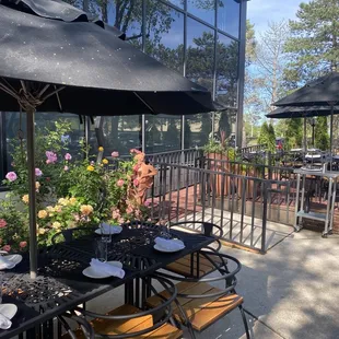 Friday, 24 May 2024 -- outside on their patio
