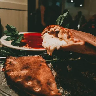 Large Calzone was fire!