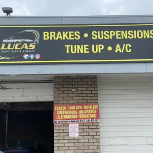 Brake suspension tune up oil change .a/c electrical issue and more