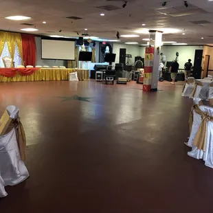 Lucas Event Center has plenty of space for dancing!!