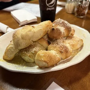Bread knots...fire