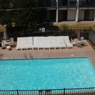 Beautiful heated pool for our residents